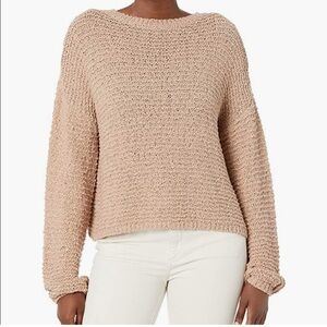 NWOT- BB Dakota by Steve Madden Taupe Long Sleeve Crew Neck Size Medium